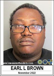 Earl Lamont Brown a registered Sex Offender of Iowa