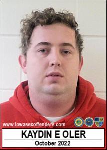 Kaydin Enrico Milani Oler a registered Sex Offender of Iowa