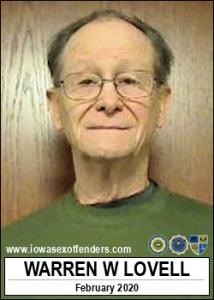 Warren William Lovell a registered Sex Offender of Iowa