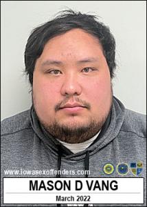 Mason Davis Vang a registered Sex Offender of Iowa