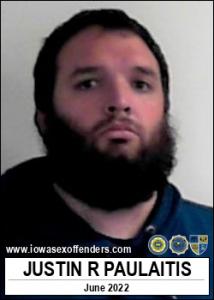 Justin Robert Paulaitis a registered Sex Offender of Iowa