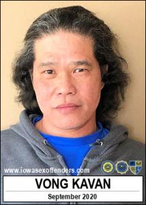 Vong Kavan a registered Sex Offender of Iowa