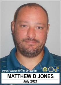 Matthew Dale Jones a registered Sex Offender of Iowa