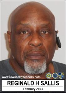 Reginald Henry Sallis a registered Sex Offender of Iowa