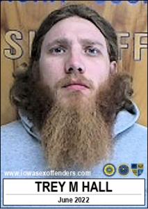 Trey Michael Hall a registered Sex Offender of Iowa