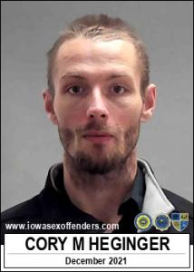 Cory Michael Heginger a registered Sex Offender of Iowa