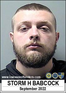 Storm Hunter Babcock a registered Sex Offender of Iowa