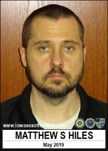 Matthew Scott Hiles a registered Sex Offender of Iowa