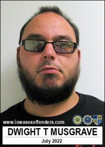 Dwight Thomas Musgrave a registered Sex Offender of Iowa