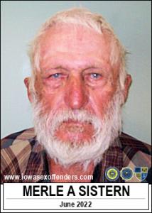 Merle Albert Sistern a registered Sex Offender of Iowa