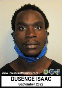 Dusenge Isaac a registered Sex Offender of Iowa