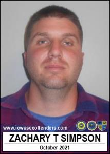 Zachary Thomas Simpson a registered Sex Offender of Iowa