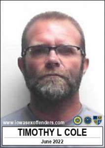 Timothy Lee Cole a registered Sex Offender of Iowa