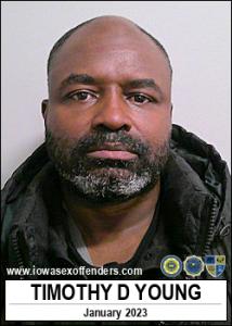 Timothy Derrell Young a registered Sex Offender of Iowa