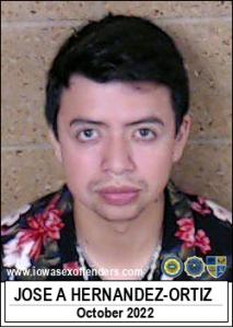 Jose Alfonzo Hernandez-ortiz a registered Sex Offender of Iowa