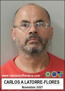 Carlos Arturo Latorre-flores a registered Sex Offender of Iowa