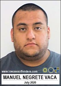 Manuel Negretevaca a registered Sex Offender of Iowa