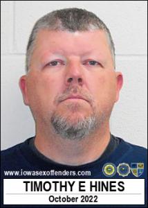 Timothy Eugene Hines a registered Sex Offender of Iowa