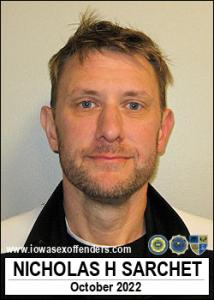 Nicholas Hunington Sarchet a registered Sex Offender of Iowa