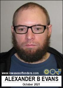 Alexander B Evans a registered Sex Offender of Iowa