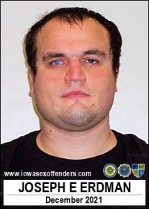 Joseph Edward Erdman a registered Sex Offender of Iowa