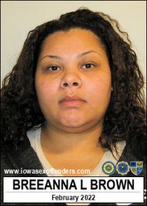 Breeanna Lynae Brown a registered Sex Offender of Iowa