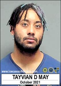 Tayvian Devone May a registered Sex Offender of Iowa