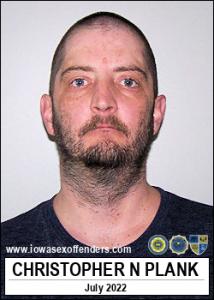 Nicholas Christopher Plank a registered Sex Offender of Iowa