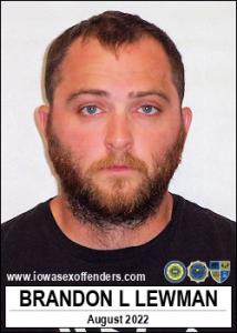 Brandon Lee Lewman a registered Sex Offender of Iowa