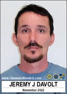 Jeremy James Davolt a registered Sex Offender of Iowa