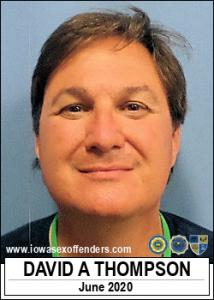 David Alan Thompson a registered Sex Offender of Iowa