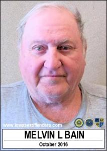 Melvin Leslie Bain a registered Sex Offender of Iowa