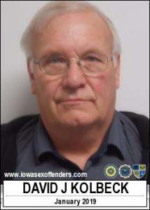 David Jay Kolbeck a registered Sex Offender of Iowa