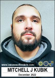 Mitchell Joseph Kubik a registered Sex Offender of Iowa
