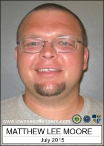 Matthew Lee Moore a registered Sex Offender of Iowa