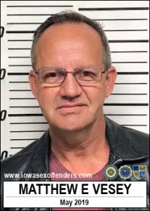 Matthew Everett Vesey a registered Sex Offender of Iowa