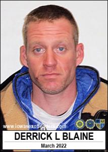 Derrick Lance Blaine a registered Sex Offender of Iowa
