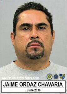 Jaime Ordazchavaria a registered Sex Offender of Iowa