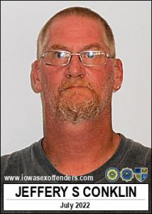 Jeffery Scott Conklin a registered Sex Offender of Iowa