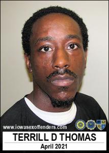 Terrill Deandre Thomas a registered Sex Offender of Iowa