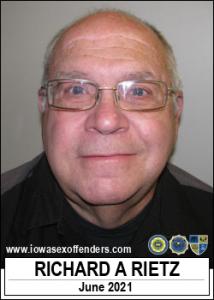 Richard Alan Rietz a registered Sex Offender of Iowa