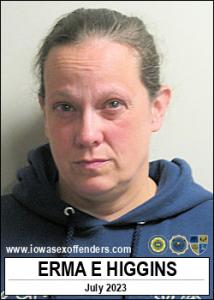 Erma Evangeline Higgins a registered Sex Offender of Iowa