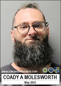 Coady Alan Molesworth a registered Sex Offender of Iowa