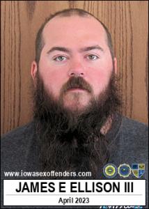 James Edward Dean Ellison III a registered Sex Offender of Iowa