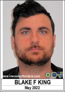 Blake Frederick King a registered Sex Offender of Iowa
