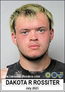 Dakota Ray Rossiter a registered Sex Offender of Iowa