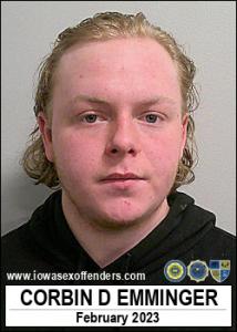 Corbin Downing Emminger a registered  of Iowa