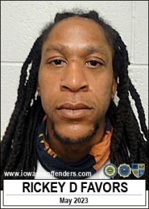 Rickey Darron Favors a registered Sex Offender of Iowa