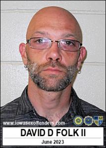 David Dane Folk II a registered Sex Offender of Iowa