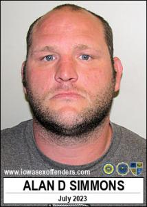 Alan Dennis Simmons a registered Sex Offender of Iowa